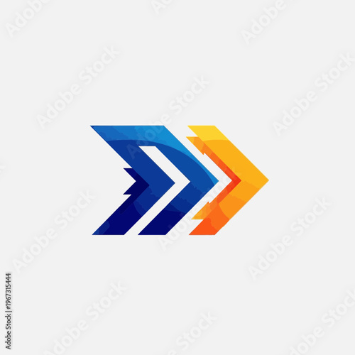 Dynamic arrows symbolising progress and forward movement in vibrant colors on white background. Free Download Dynamic arrows symbolising progress and forward movement in vibrant colors on white background. - GFXLoad