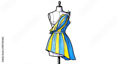 Hand planting seedling into soil framed by colorful border  