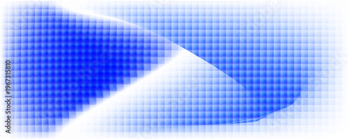 Abstract vertical blue light bar pattern background with glowing cyan center, creating a vibrant digital sound wave or equalizer effect, isolated on