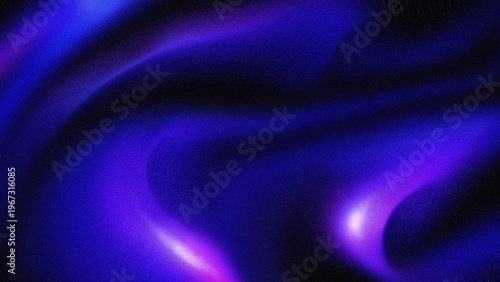 Dark Blue and Magenta Grainy Abstract Fluid Texture with Glow