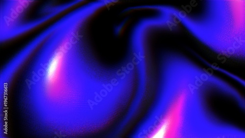 Dark Blue and Magenta Grainy Abstract Fluid Texture with Glow