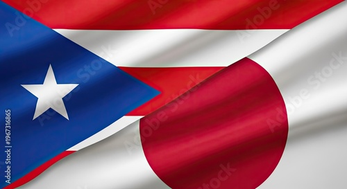 Free Download Celebrating international friends day flags of puerto rico and japan a symbol of global friendship - GFXLoad