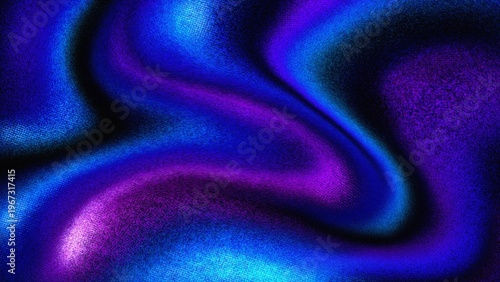 Dark Blue and Magenta Grainy Abstract Fluid Texture with Glow