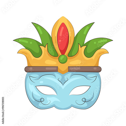 Illustration of Masquerade Mask