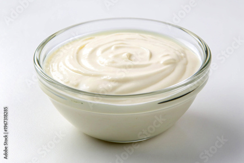 Foto yogurt with cream