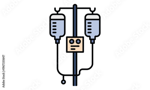 Medical IV drip, intravenous infusion, healthcare equipment, hospital treatment