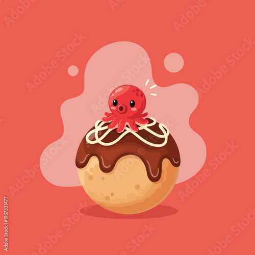 chocolate easter egg with cupcake