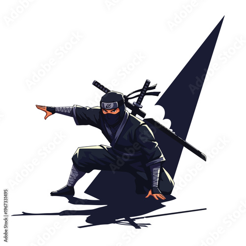 ninja warrior with sword