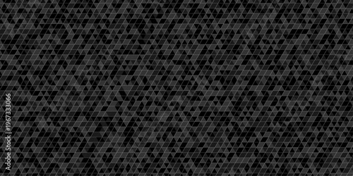 Abstract low polygon paper cubic black, gray wallpaper design. vector transparent polygon reangle square pattern. geometric wall tile metal cube triangle background.
