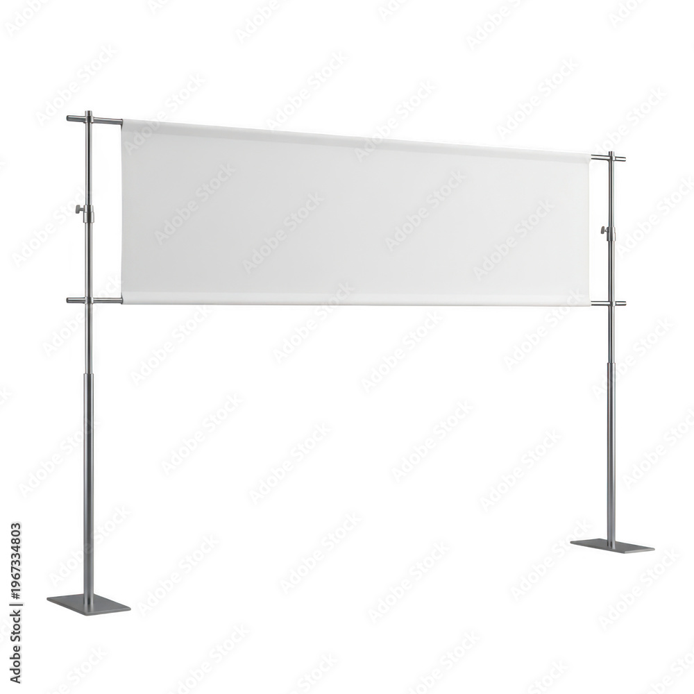 Obraz premium blank billboard isolated on white