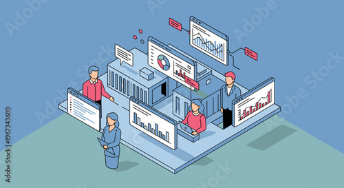 A calm and simple background with geometric shapes in blue and green hues, ideal for adding text or graphics.