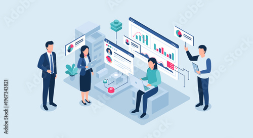 A cropped illustration of a person in business attire standing alone with a calm and focused mood, suitable for marketing and advertising materials.