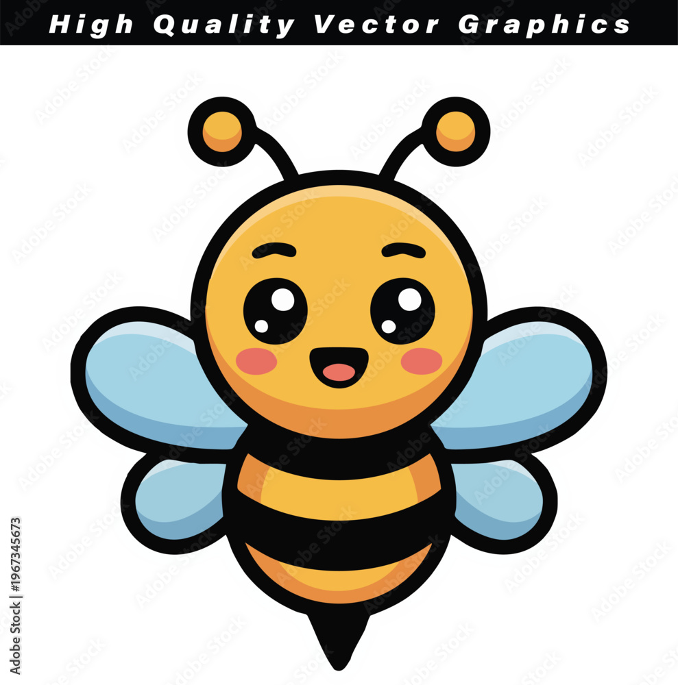 Obraz premium Adorable cartoon cow with black and white spots and smiling expression stands on a white background.