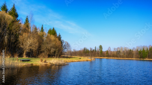 Zbiornik wodny Wyżary, Puszcza Knyszyńska, Podlasie, Polska