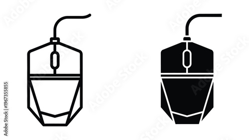 Comparison of a standard and a modern wireless computer mouse design