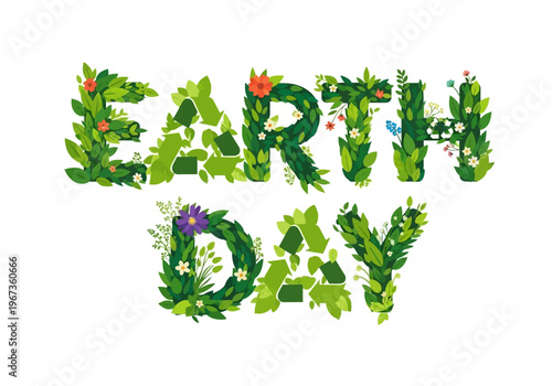 Earth Day Environmental Awareness Concept.