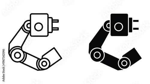 Contrasting robotic arm designs with different gripper configurations