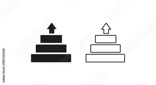 Pyramid Growth Concept Vector