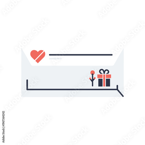 broken heart with family house split vector illustration flat design