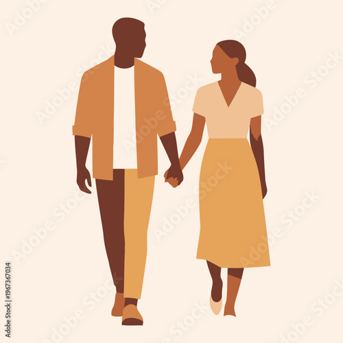 couple walking hand in hand