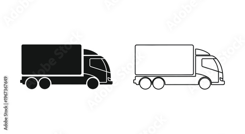 Truck Transportation Vector Illustration Vector
