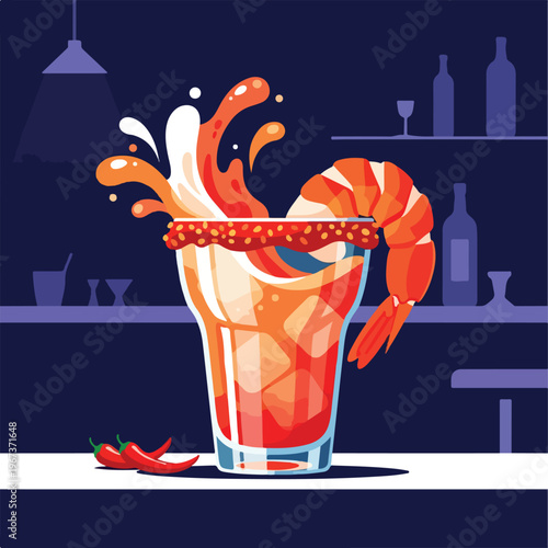 illustration of a glass of beer