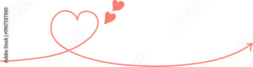 하트 화살표 선