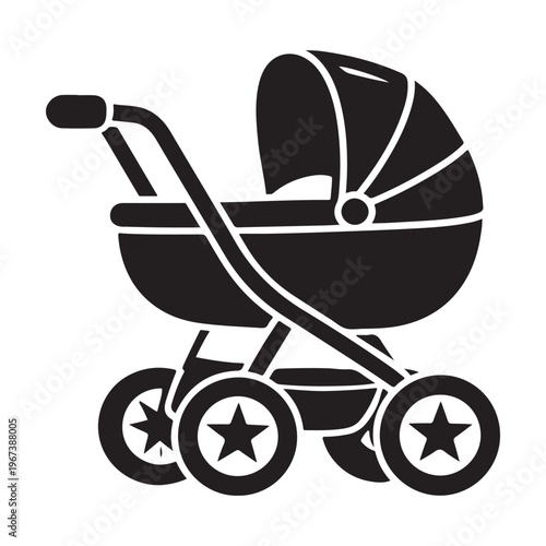 Baby Stroller vector