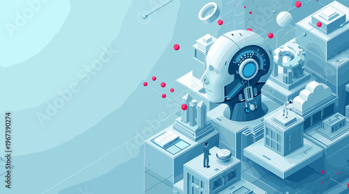 A calming light blue background with a simple geometric design, ideal for presentations, websites, or social media graphics.