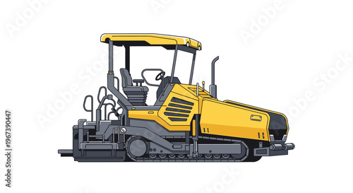 Heavy Duty Road Paving Machine for Construction and Infrastructure Projects
