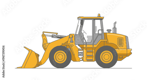 Heavy Duty Wheel Loader Machine for Construction and Earthmoving Operations