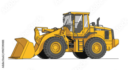 Heavy Duty Wheel Loader Machine for Construction and Earthmoving Operations