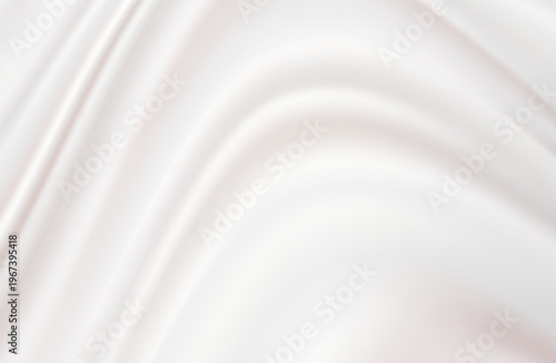 Soft white abstract fabric background with smooth waves and elegant minimal texture. Soft white abstract fabric background with smooth flowing waves and elegant minimal texture. Perfect for luxury