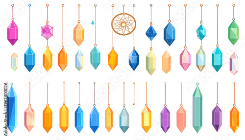 Colorful Glass Pendants and Jewelry Components.