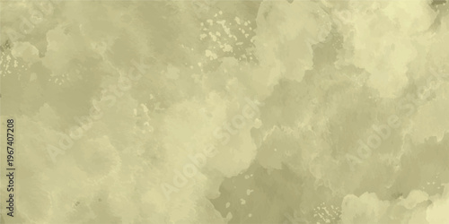 Abstract pale golden watercolor background with soft vintage paint texture.