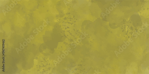 Abstract olive-green watercolor background with splash texture.
