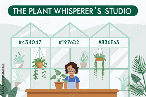 The plant whisperer s studio a colorful greenhouse with indoor plants