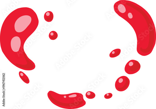 Heart sprite animation. Grow and disappear sprite sequence for like button pressed, game heart explosion graphic template. Vector animate frames of love heart animation effect illustration