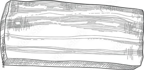Sketch of meat product. Handdrawn beef, lamb and pork steak extra or medium rare. Grilled sausage