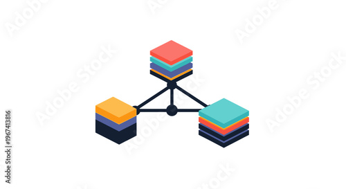 Distributed Network Servers Connecting Data in a Modern Technology System for Cloud Computing and Information Exchange