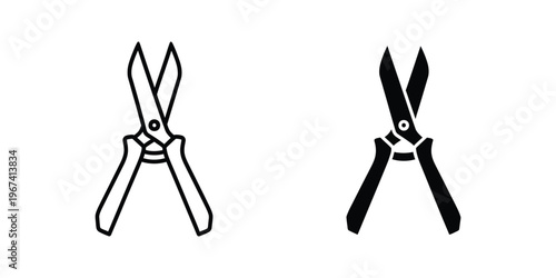 Comparison of traditional and modern design scissors