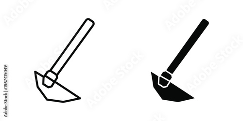 Comparison of a traditional and modern pickaxe design for mining and excavation tasks