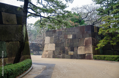 Cyclopean stone walls of the Ote-mon Gate area