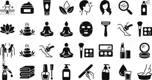 beauty, skincare, wellness, facial, spa, massage, makeup, lipstick, skincare products, haircare, 
