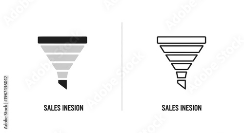 Sales Funnel Illustration Vector