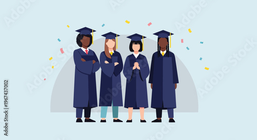 Minimalist Geometric Mortarboard Icon for Graduation Ceremony Design