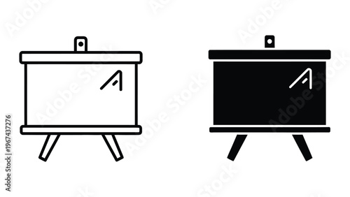 Comparison of a traditional and a digital easel display setup for presentations