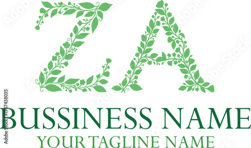 ZA Z za initial logo | initial based abstract modern minimal creative logo, vector template image. luxury logotype logo, real estate homie logo. typography logo. initials logo