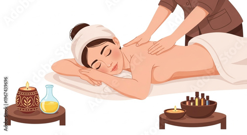 Professional massage therapy session for wellness and relaxation.