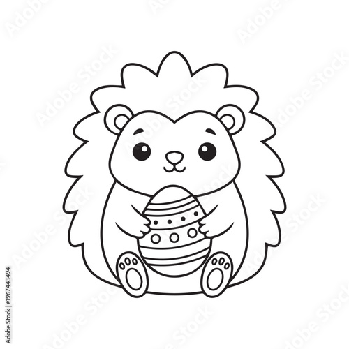 Bold and Easy Cute Easter Coloring Pages